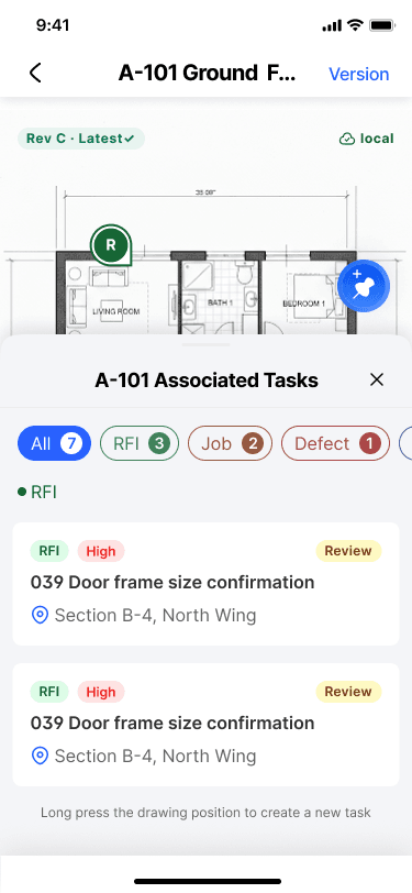 Drawing task on mobile